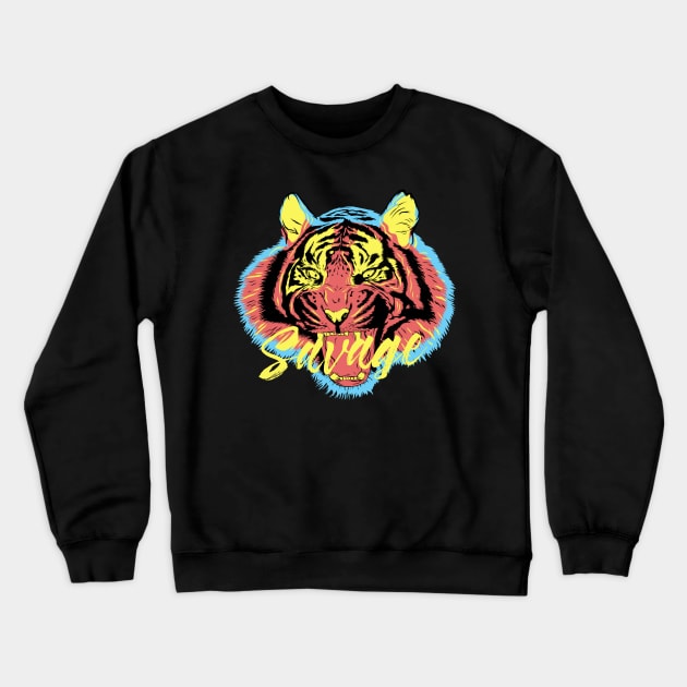 Savage Crewneck Sweatshirt by rjartworks